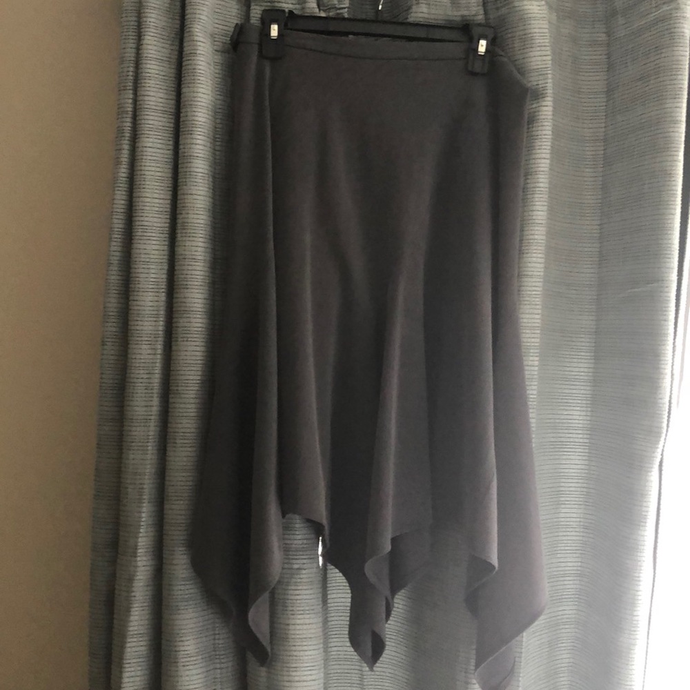 Asymmetrical Grey Skirt